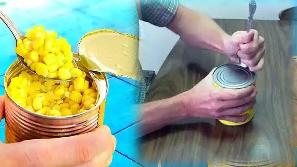 Astuce de survie : ouvrir une boîte de conserve sans ouvre-boîte