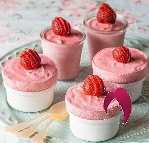 Soufflé Glacé aux fraises