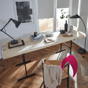 Un bureau pratique et confortable