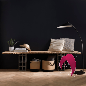 Une banquette design en bois brut