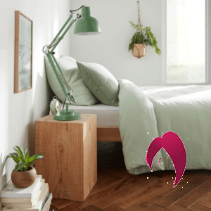 Une table de nuit pour réchauffer votre chambre