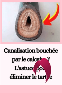 Canalisation bouchée par le calcaire ? L'astuce pour éliminer le tartre