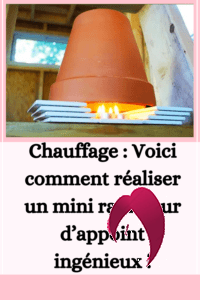 Chauffage : Voici comment réaliser un mini radiateur d’appoint ingénieux !