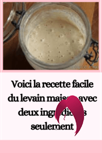 Voici la recette facile du levain maison avec deux ingrédients seulement