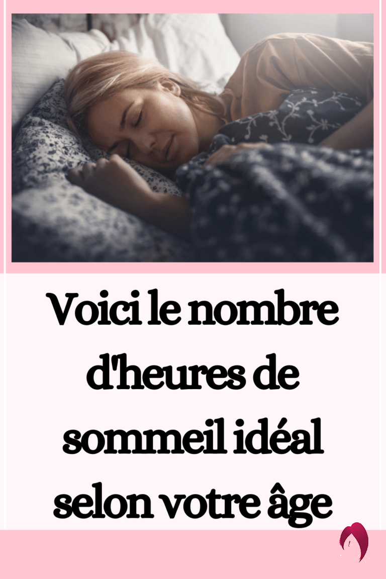 Voici le nombre d'heures de sommeil idéal selon votre âge