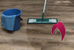 nettoyer un parquet en bois très sale