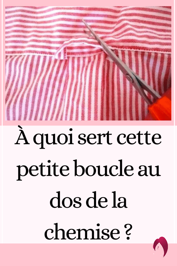 boucle au dos de la chemise