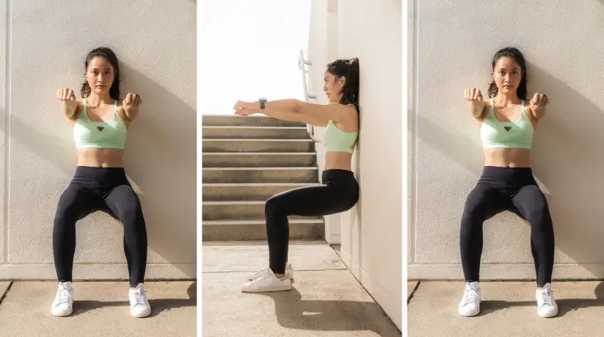 Squats au mur
