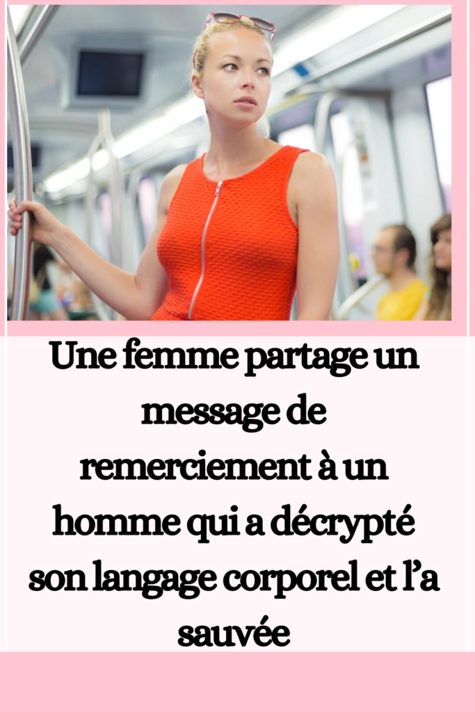 Une femme partage un message de remerciement