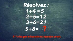 Enigme mathématique : saurez-vous résoudre ce casse-tête en 30 secondes