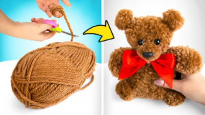 Comment créer un petit ours en peluche sans couture