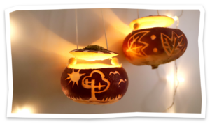 navet sculpté lumineux