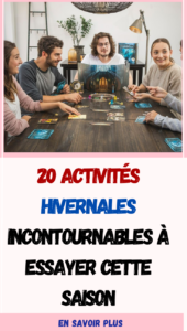 20 Activités Hivernales