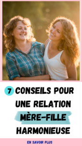 relation mère-fille harmonieuse