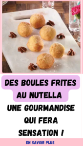 Des boules frites au Nutella