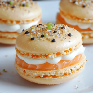 Macarons Saumon et Fromage