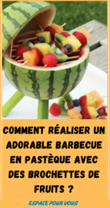 Comment Réaliser un Adorable Barbecue en Pastèque avec des Brochettes de Fruits ?