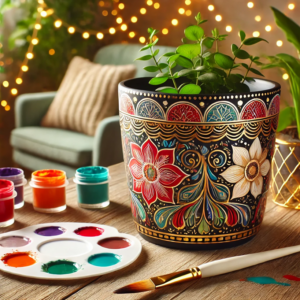Comment Peindre un Pot de Fleurs à la Main