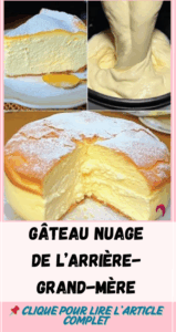 Gâteau nuage de l’arrière-grand-mère