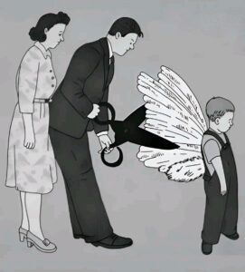 NE COUPE JAMAIS, JAMAIS, JAMAIS LES AILES D’UN ENFANT…