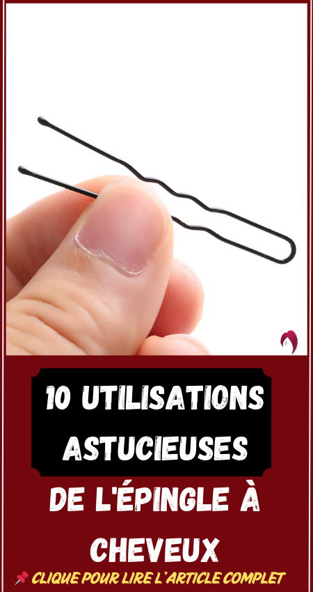 10 Utilisations Astucieuses de l'Épingle à Cheveux