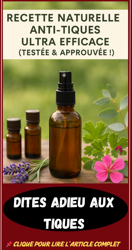 Recette Naturelle Anti-Tiques