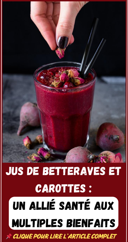 Jus de betteraves et carottes