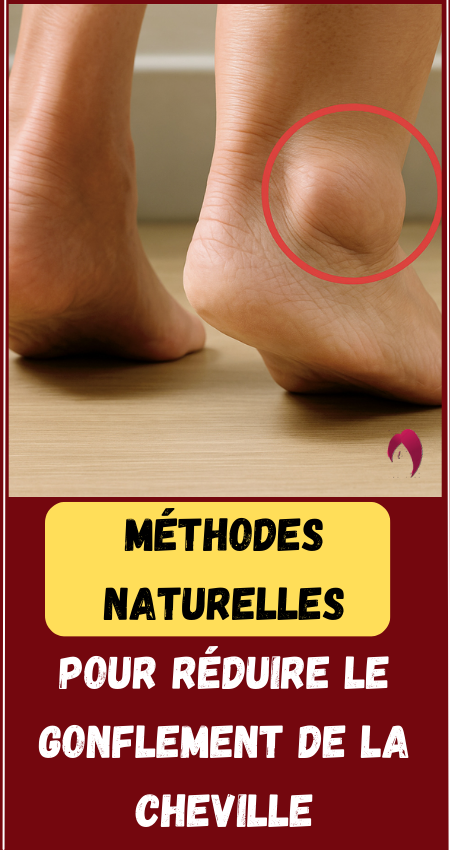 Méthodes naturelles pour réduire le gonflement de la cheville