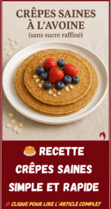 Recette Crêpes Saines