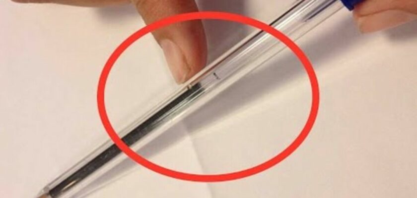 À quoi sert Le trou au milieu du stylo Bic