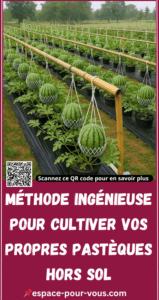 pastèques hors sol