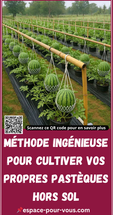 pastèques hors sol