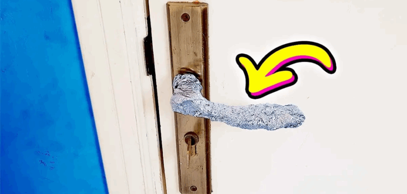 Pourquoi Certains Enveloppent Leurs Poignées De Porte Avec Du Papier Aluminium ?