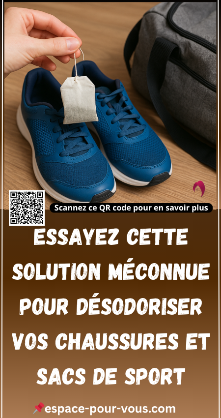 désodoriser vos chaussures et sacs de sport