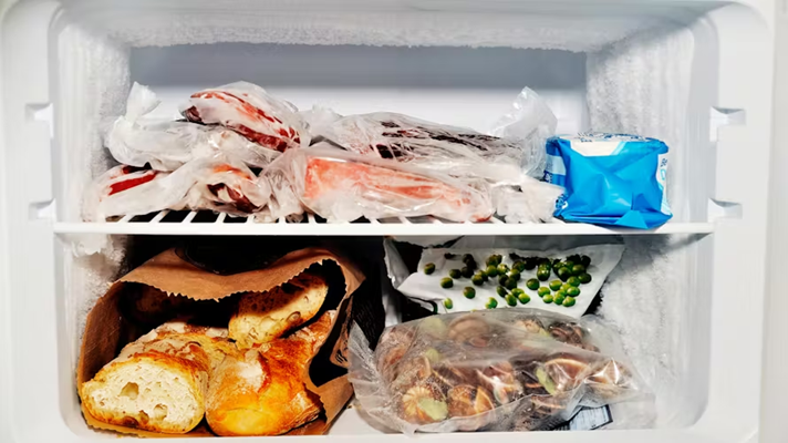 Aliments au congélateur