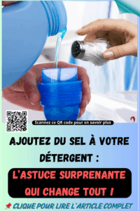 Du sel dans le détergent