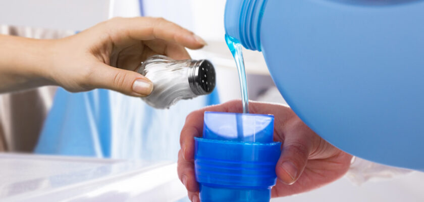 Du sel dans le detergent