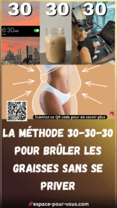 La méthode 30-30-30 pour brûler les graisses sans se priver
