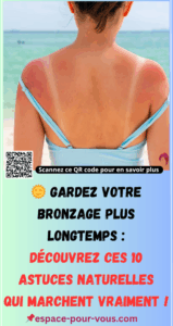 Prolonger le Bronzage Naturellement