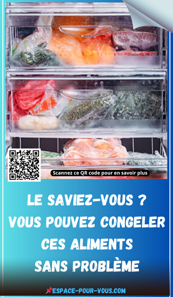 Aliments au congélateur