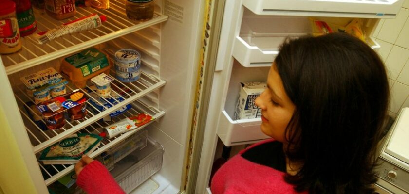 bouton dans votre frigo