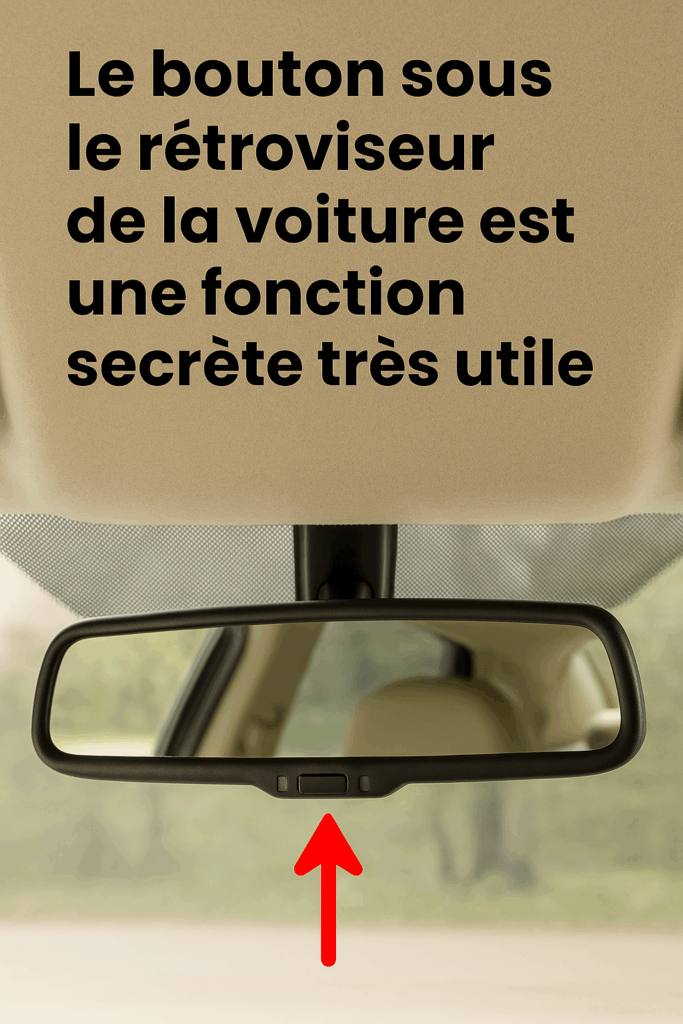 Le bouton sous le rétroviseur 