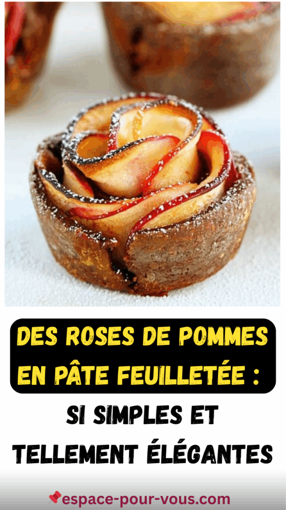 Roses de Pommes en Pâte Feuilletée