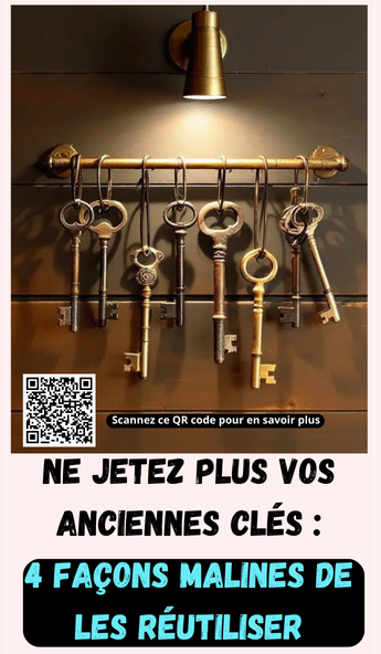 Ne jetez plus vos anciennes clés 