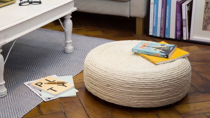 Transformation d'un Pneu en Pouf !