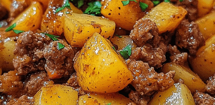 viande hachée et pommes de terre