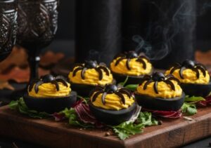 œufs mimosa se réinventent pour Halloween