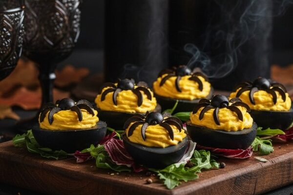 œufs mimosa se réinventent pour Halloween