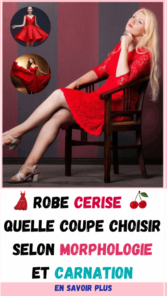 Robe cerise