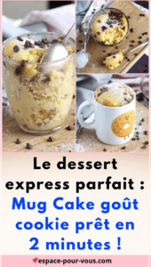 Mug Cake goût cookie